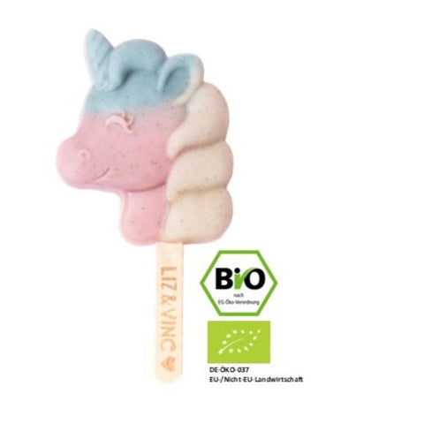 Vanille Einhorn Eis